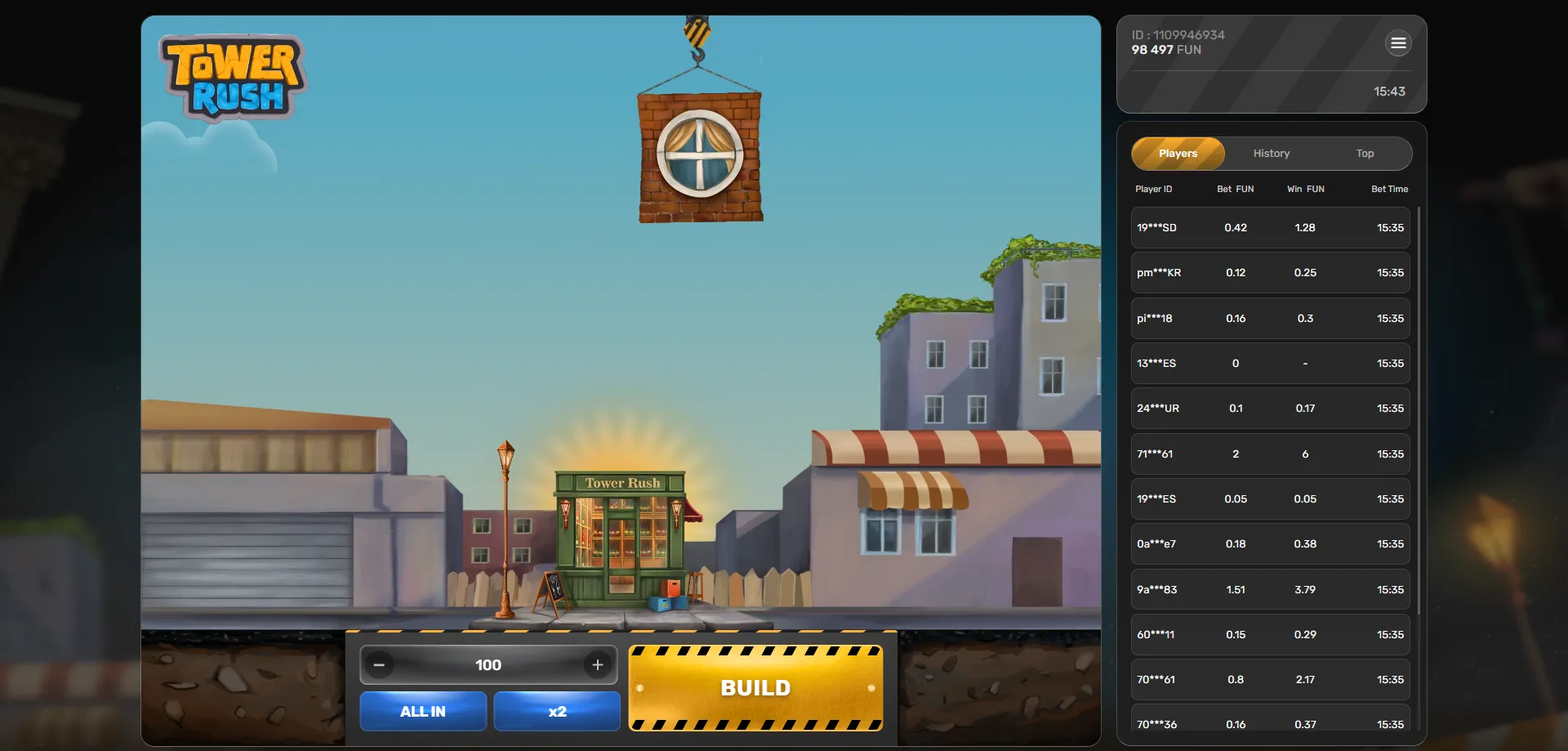 Tower Rush mobile demo — play on Android and iOS with no app download
