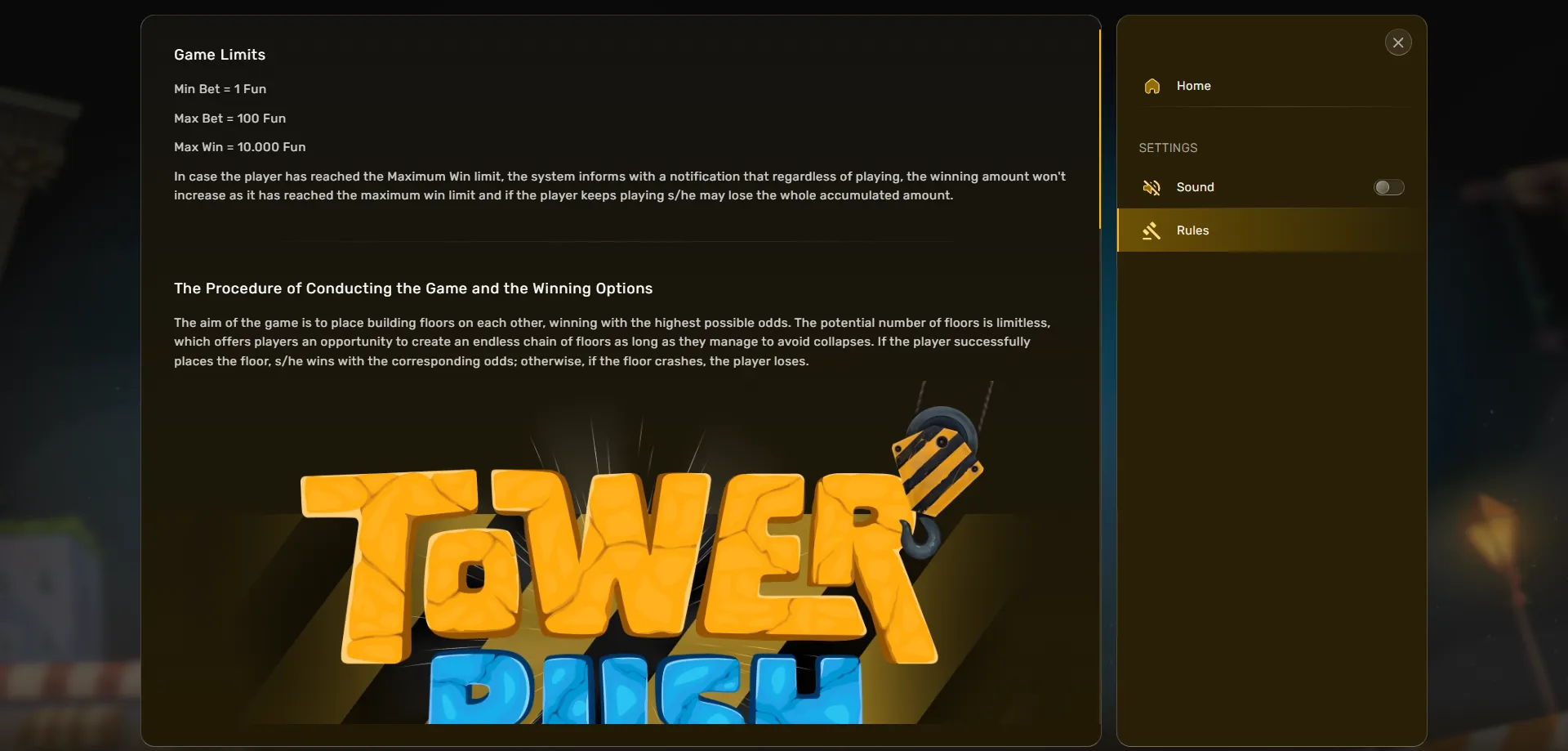 Tower Rush casino deposit and withdrawal methods — fast payouts